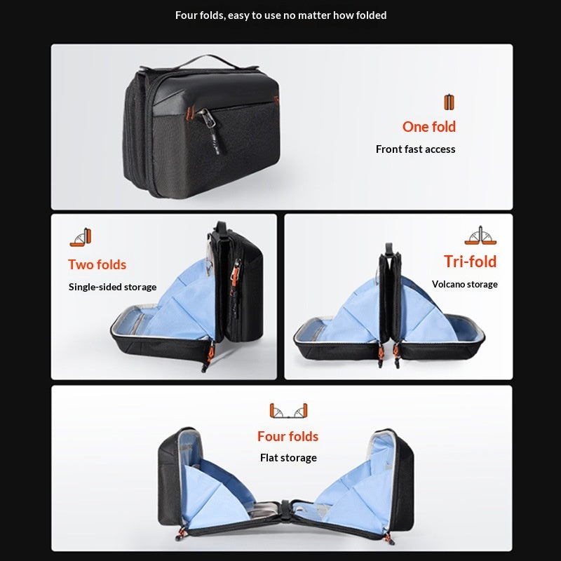 Four-Fold Volcano Storage Bag For Commuting And Travel