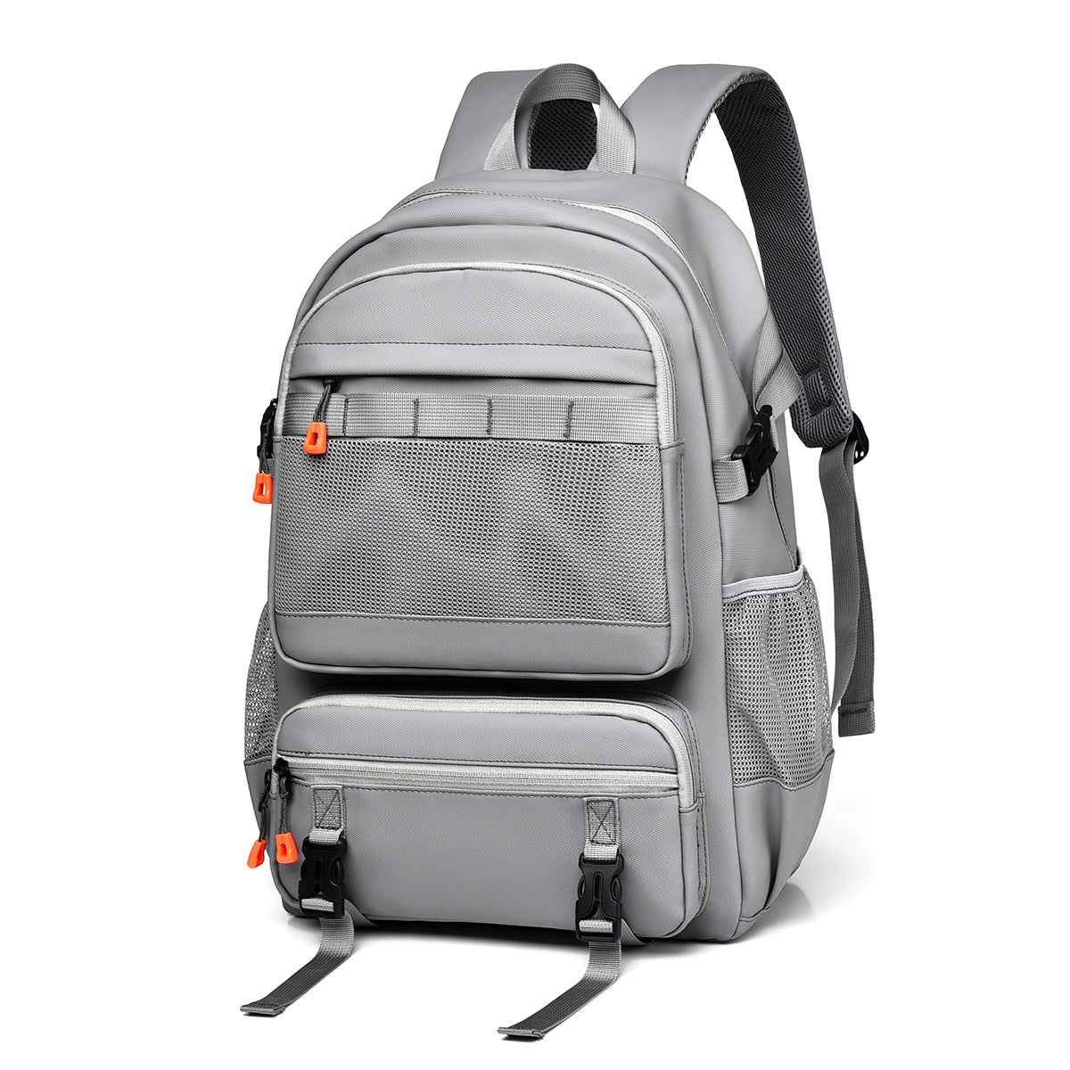 Mens Large-capacity Solid-color Minimalist Business Backpack