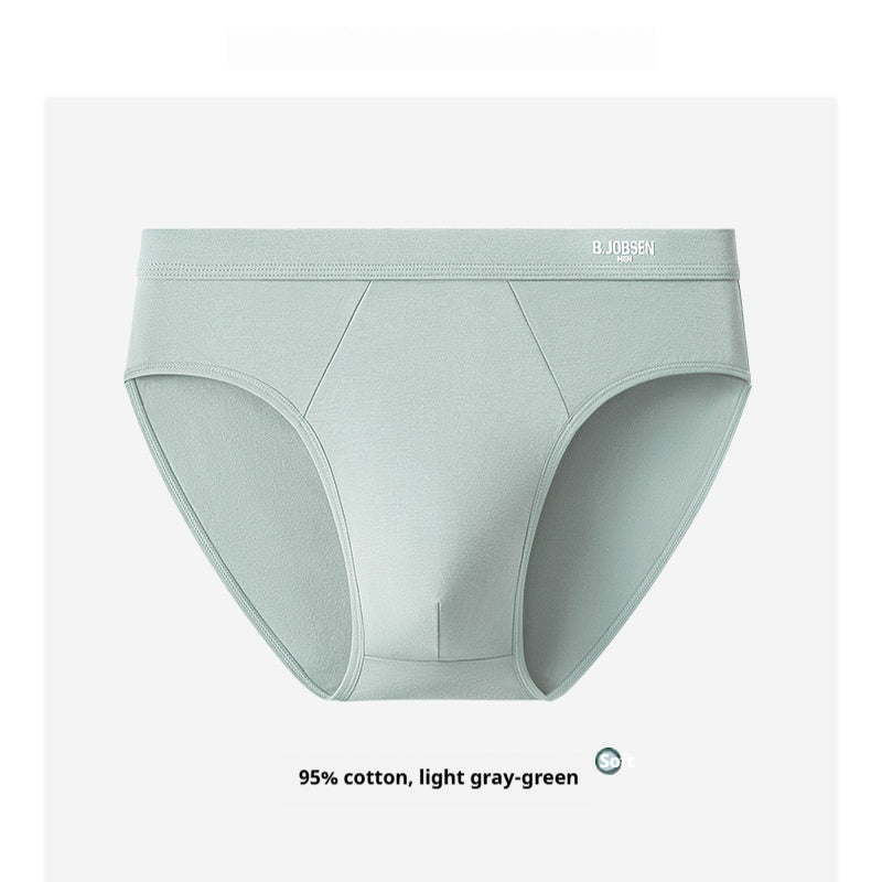 Mens Breathable Cotton Briefs With An Antibacterial Cotton Crotch